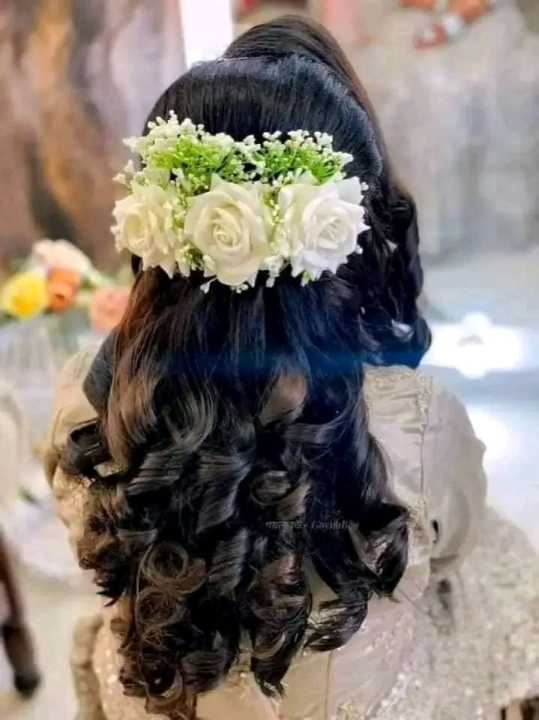 Artificial Flower Bridal / Non-Bridal Khopa for Women