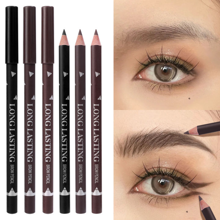 Eye Brow Pencil Waterproof Professional Women Eye Makeup Pen Easy Color Natural Black Brown Cosmetic Beauty Eyebrow Tool