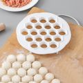 19 Holes Dumpling Mold Rolling Pin Machine Plastic Ravioli Maker DIY Meat Dumpling Tools Kitchen Gadget Baking Pasta Accessories. 