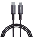 WiWU 1M Aluminum alloy Nylon braided TITAN LINK Series Charging Cable with 30W USB-C to Lightining #Wi-C056.