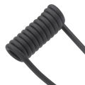 Cable Black Plastic+Alloy Lightweight Microphone Spring Adapter Wire Faster. 