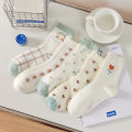Simplicity Economize Sweet Cherry Frill Solar System Sock Child Spring And Summer.