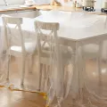 Various size clear plastic furniture cover sofa cover chair cover. 