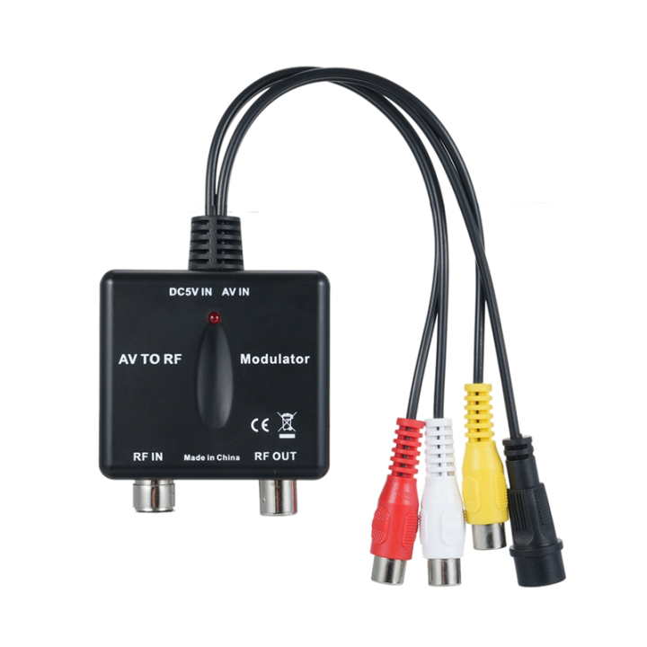 Mini Modulator AV to Modulator Output NTSC CH3 Channels PLL Controlled ...