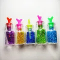 Mini Size Glitter Bottles for Crafting ( 5 pieces ). 