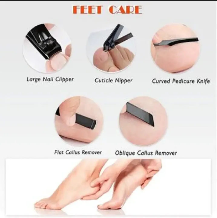 Manicure%20Set%20Pedicure%20Nail%20Clippers%2012%20Pieces%20Stainless%20Steel%20Professional-Black%20colour,002%20-%20Image%205