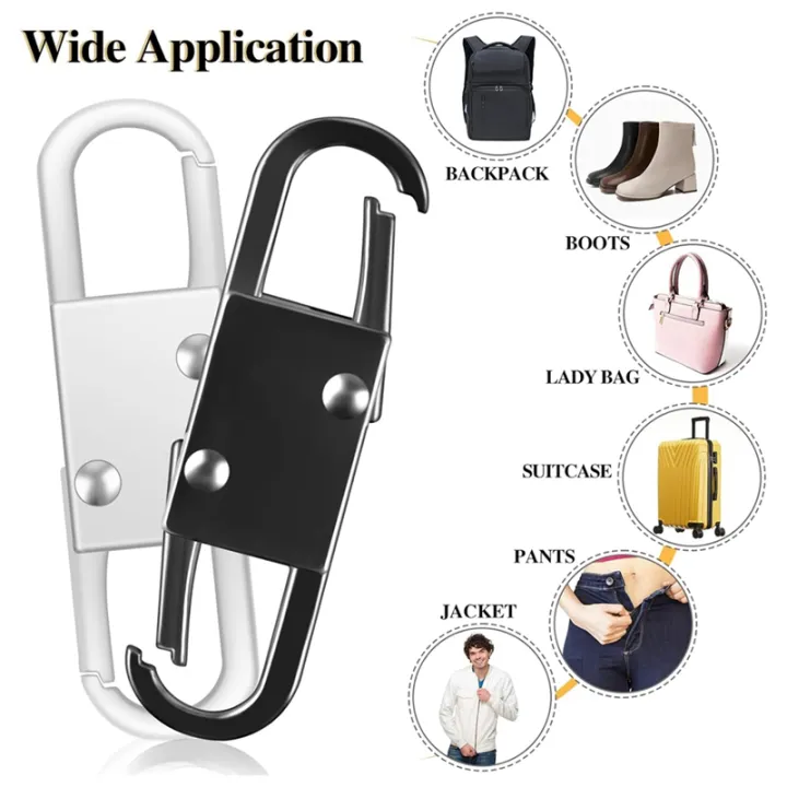 10%20PCS%20Zipper%20Pull%20Replacement%20Double%20Opening%20Zipper%20Clip%20Theft%20Deterrent%20Multicolor%20Metal%20Detachable%20Metal%20Zipper%20Pulls%20Tab,%205%20Colors%20-%20Image%206