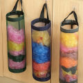 Home Grocery Bag Holder Wall Mount Plastic Bag Holder Dispenser Hanging Storage. 