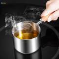 Hot Oil Pan Practical Flat Skillet Pan for Kitchen Restaurant Heating Soup 150ml. 
