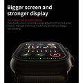 T10 Ultra 2 Smart Watch 2.19 inch Large Infinite Display Magnetic Wireless Charging Bluetooth Calling Feature IP67 Waterproof Heart Rate Sleep Monitoring Smartwatch For Men and Women.