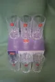 Crystal Clear Drinking Glass Set (6 Pieces) Olila W047 - Add Elegance To Your Table Setting With This Set Of 6 Crystal Clear Drinking Glasses. 