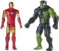 Iron Man Vs. Venomized Hulk Action Figure,Titan Hero Spider-Man Maximum Venom Series 2-Pack - Iron Man vs Venomized Hulk Series. 