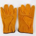 1 Pair Gardening Welding Safety Gloves Faux Leather Garden Non-slip Work Gloves Keep Warm Soft Outdoor Worker Full Finger Gloves.
