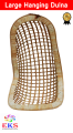 Rattan Large Cane Hanging Chair Dolna For Big People - Cane Swing Dulna Large Size 37" inc { Cane And Craft }.