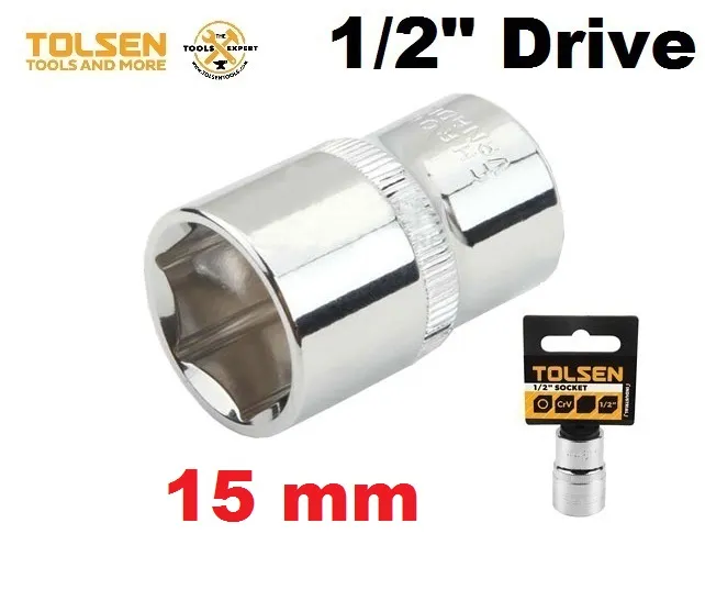 TOLSEN%2015mm%20Socket%20Wrench%201/2"%20Drive%20Industrial%20Grade%2016515%20-%20Image%203