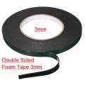 3mm FOAM Tape BLACK Color 3mm Double Side Foam Gum Tape Both Side Foam Tape Heavy Duty Double Sided Foam Tape Black For DIY Craft Mobile Repair. 