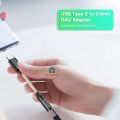CX31993 USB Type C DAC to 3.5mm Jack 16-32ohm 32b/384kHz PCM Digital Audio Converter for Android Windows10 MacBook Support MIC. 