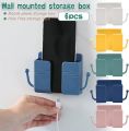 Wall Mount Phone Holder Storage Organizer Box Phone Charging Holder Remote Holder Bedside Multipurpose Storage Box. 