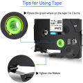 Compatible Brother Heat Shrink Tube Tape HSe-231 HSe-211 HSe-221 HSe-631 for P-touch PT-E550W E300 E500 P750WVP P900 P950W 7600 minghao. 