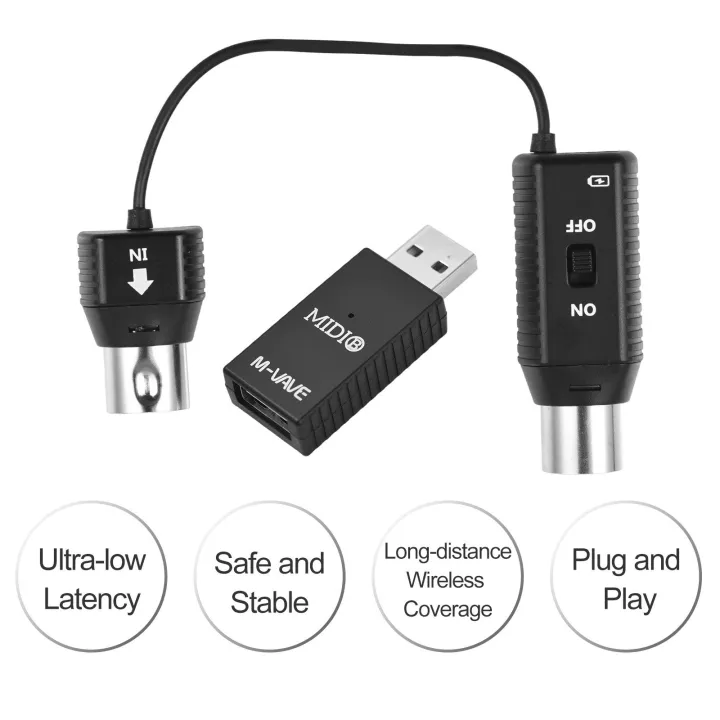 M-VAVE%20MS1%20Mini%20Wireless%20Transmission%20System%20MIDI%20System%20MIDI%20Wireless%20Adapter%20Plug%20and%20Play%20-%20#1%20-%20Image%207
