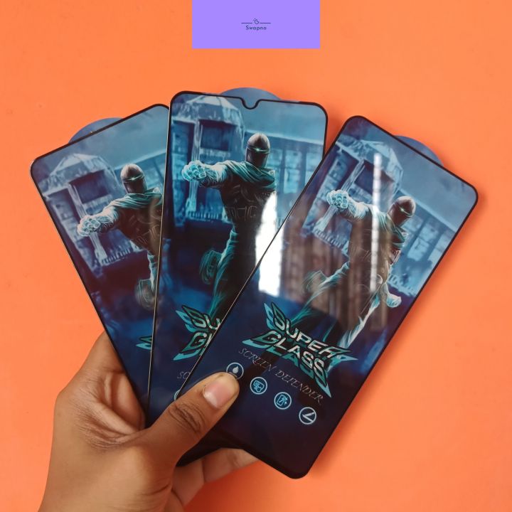 For Xiaomi Poco X6 Neo Full HD 9H Premium Anti Dust Tempered Super Glass Screen Protector (Ultra Thin Black Border)