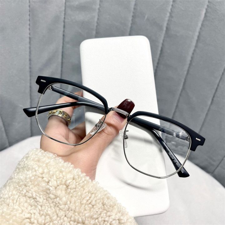 Literary%20style%20myopia%20glasses%20anti-blue%20light%20men's%20student%20ultralight%20spring%20comfortable%20half-rim%20glasses%20frames%20women's%20wholesale%20-%20Image%208