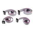 2PCS 2.54MM pitch FC-6/8/10/14/16/20/40/50 PIN 30CM JTAG ISP DOWNLOAD CABLE Gray Flat Ribbon Data Cable FOR DC3 IDC BOX HEADER. 
