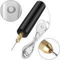 JAERBEE Electric Resin Drill Set,Including Eye Screws,Twist Drill Bits Tools,Electric Mini Drill for DIY Keychains Crafts Making. 
