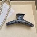 Korean Elegant Style Marble Hair Claw Clip for Women Hair Accessories Kakra 12 CM. 