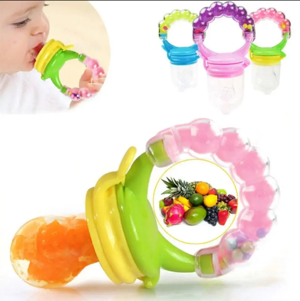 Fruit Feeder Pacifier Infant Teething Toy Teether for baby or Fruit Feeder  OR New Baby Food Feeder Soother Teether 1 PCS | Daraz.com.bd