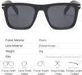 David Beckham Fashionable Best Stylish Classic Super Square Shape-Sunglass for Men 2024.