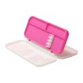 New design motu patlu CartoonKids 3 parts square Shape plastic Pencil Box Case.