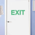 【linfang store】Luminous Green Light Wall Sticker Decal Emergency Door Safety. 