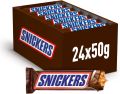 SNICKERS Peanut Filled Chocolates, 50g Each 24 pcs Box. 