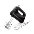 Philips HR3705/10 300W Hand Mixer – Lightweight, 5-Speed Control, Stainless Steel Accessories (Black).