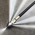 2X Pressure Washer Sewer Jetter Nozzle with Stainless Steel, Design Sewer Jet Nozzle,1/4Inch Quickly Connector. 