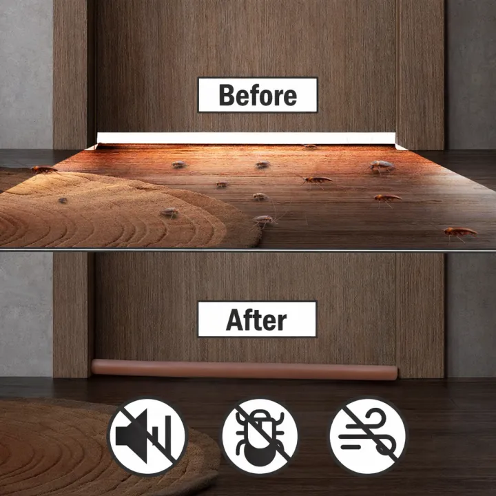 37"%20Adjustable%20Door%20Draft%20Stopper%20Seal%20Strip,%20Sound%20&%20Noise%20Reduction,%20Insect%20Proof,%20Durable%20Door%20Sweep%20for%20Home%20Security%20-%20Image%204