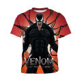 2022 New Venom Printing Tshirt Crewneck Quick-drying T shirts Baby Boy Clothes Children's Clothing T-shirt For Kids. 