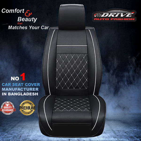 seat cover/DSC-61 PVC Leather Car Seat Cover - Black