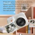 48MP Instant Camera Child Selfie Camera Toy with 3 Rolls Photo Paper Toddler Camera Mini Thermal Printer for Girls Boys Toddlers.