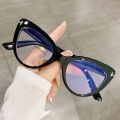 Vintage Fashion Anti Blue Light Hyperopia Reading Glasses Women Men T Brand Big Transparent Computer Cat Eye Glasses Frame +1 +2. 