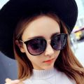 【3C VictoryEagle】Round Fashion Oversized Sunglasses Women Brand Womens Eyeglasses Big Shades Oculos De. 