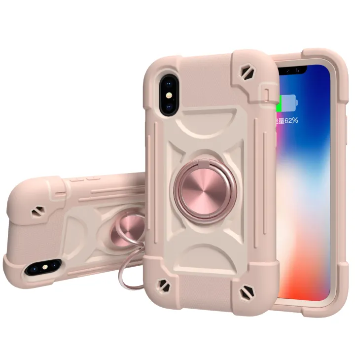 For%20iPhone%20XS%20Max%20Shockproof%20Silicone%20+%20PC%20Protective%20Case%20with%20Dual-Ring%20Holder%20-%20Image%209