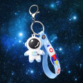 Cute Space Astronaut Metal Key Ring for Men Women Anime Car Accessories MJ. 