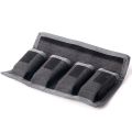Waterproof 4 Slots DSLR Camera Holder Lithium Battery Bag Carrying Case AA Battery Storage Pouch For Nikon/Canon/Sony.