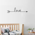 【Wweirdoo】Removable Letter Sticker Bedroom Romantic Wallpaper Decal Decor.