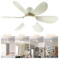 LED 40W/30W Ceiling Fan Light E26/27 Socket Fan with Remote Timing Dimming Function Suitable for Living Room Kitchen Bedroom. 