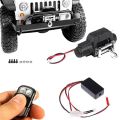 Metal Automatic Winch Wireless Remote Controller System for 1:10 RC Crawler Car Axial SCX10 90046 -4 Redcat.