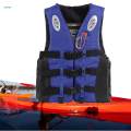 Life Suit Vest, Lightweight Portable Accessory Buoyancy Vest Swimming Vest for 2XL Blue. 