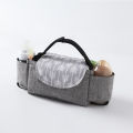 Universal Stroller Organizer With Insulated Cup Holder Phone Bag Stroller Hanging Bag Multi-Pocket Storage Bag. 